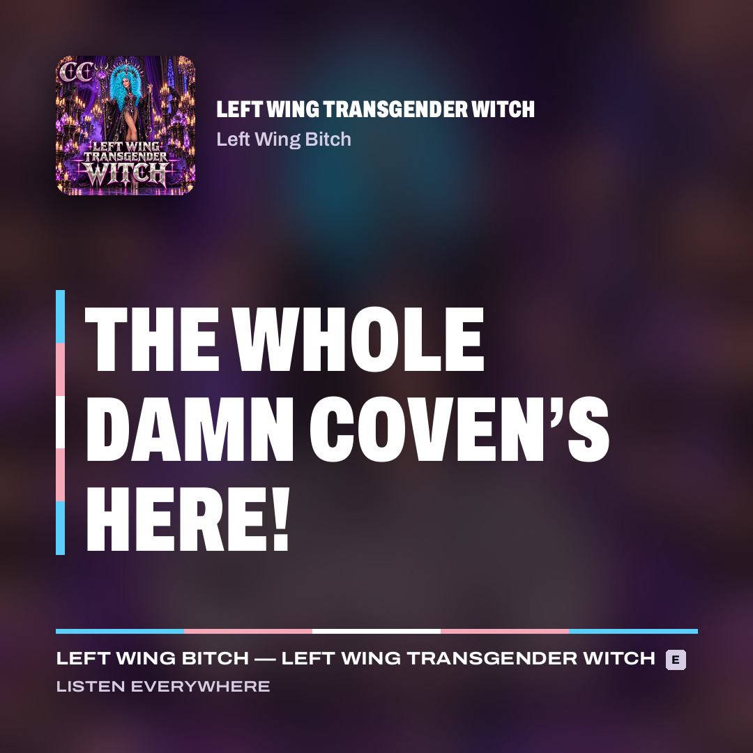 Lyric card: THE WHOLE DAMN COVEN'S HERE!
